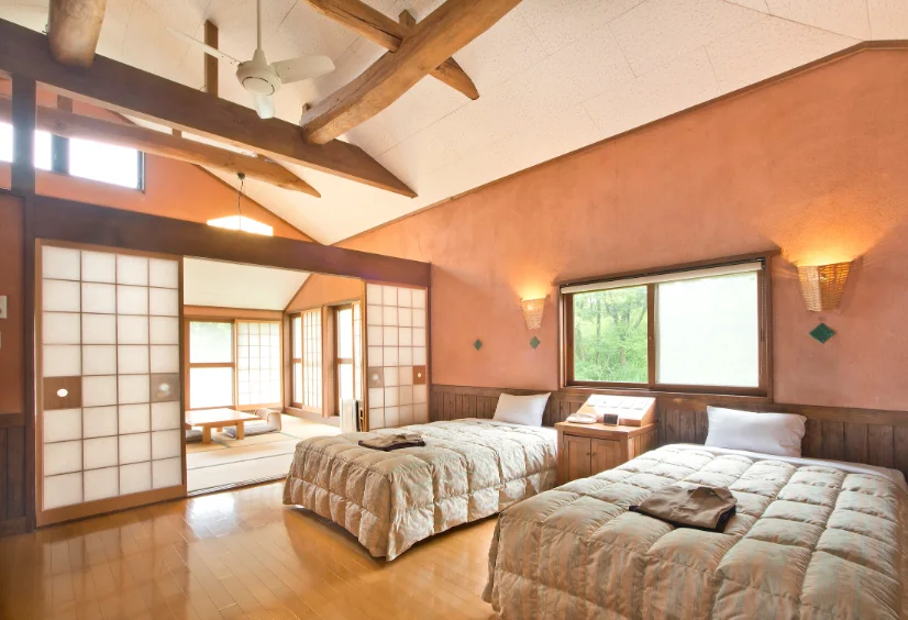 温泉露天付き和洋室