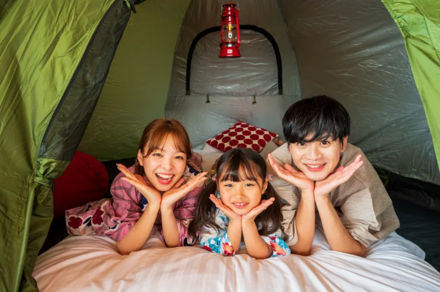 チャペルグランピングの室内