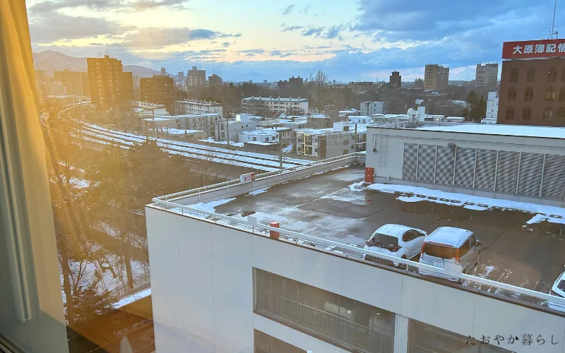 京王プラザホテル札幌　線路側