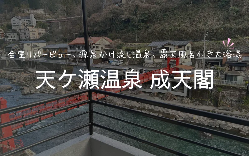 天ヶ瀬温泉　成天閣　レビュー