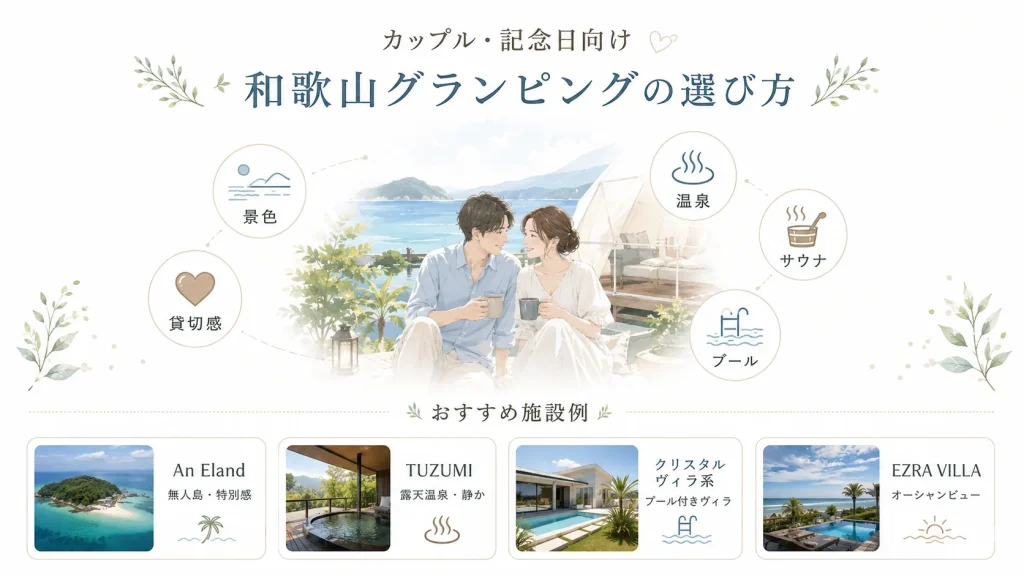 和歌山 グランピング カップル