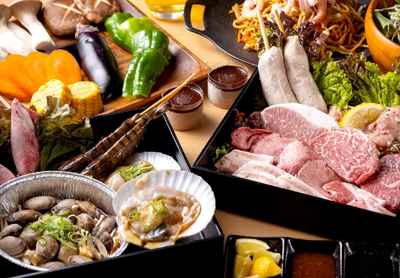 地元滋賀県産の食材をふんだんに使ったグランピングBBQ