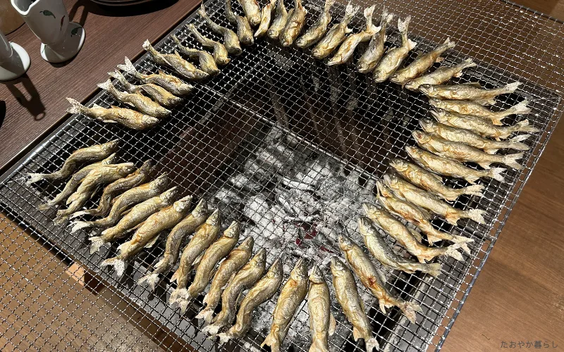 アユの塩焼き