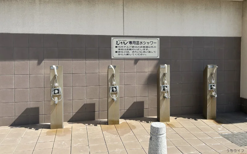 ホテル宿泊者専用シャワー