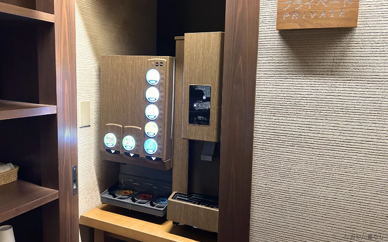 ウェルカムドリンクコーナー